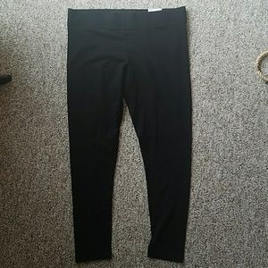 Black full length leggings never worn